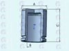 ERT 151034-C Piston, brake caliper